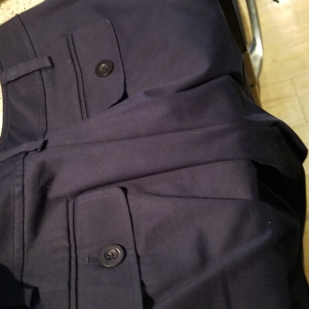 Talbots Navy Nwots Stretch Pants Sz 10 - image 3